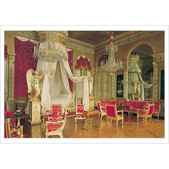 Carte postale "Château de Compiègne - Chambre de l'impératrice Marie-Louise"