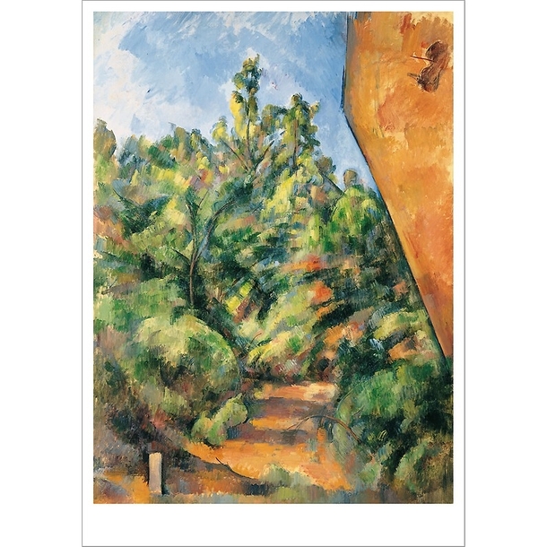 Postcard Cézanne - The Red Rock