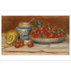 Postcard Renoir - Strawberries