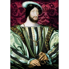 Postcard Clouet - Portrait of François I, King of France