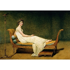 Postcard David - Portrait of Juliette Récamier