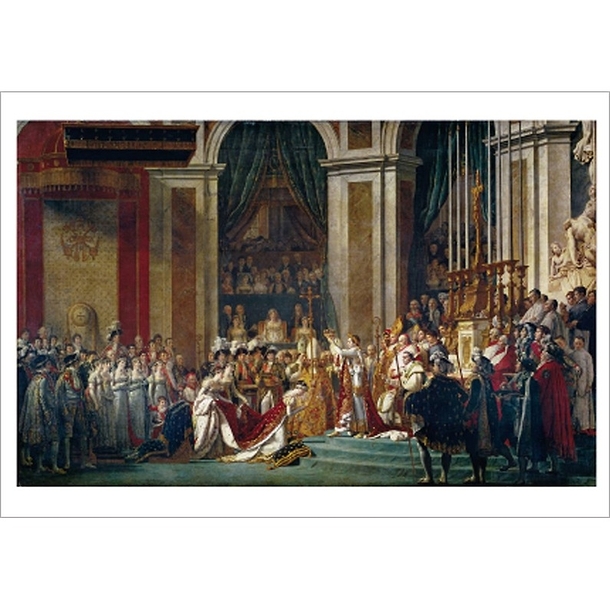 Carte postale "Le sacre de Napoléon 1er"