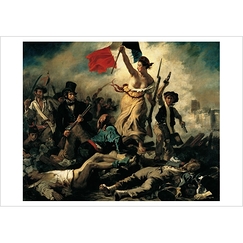 Postcard Delacroix - Liberty Leading the People