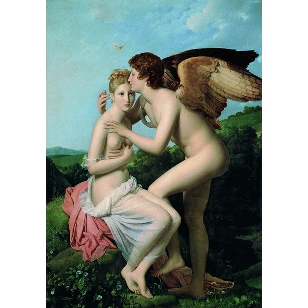 Postcard Gérard- Cupid and Psyche 