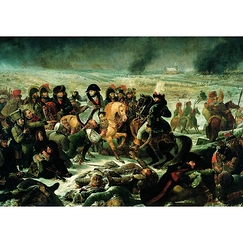 Carte postale "Napoléon sur le champ de bataille d'Eylau (9 février 1807)"