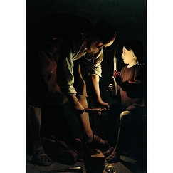 Carte postale "Saint Joseph charpentier"