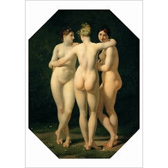 Postcard Regnault - The Three Graces