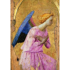 Carte postale "Ange en adoration"