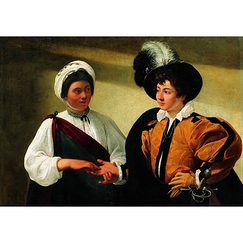 Postcard Caravaggio - The Fortune Teller