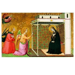 Postcard Bernardo - The Annunciation