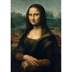 Postcard da Vinci - The Mona Lisa