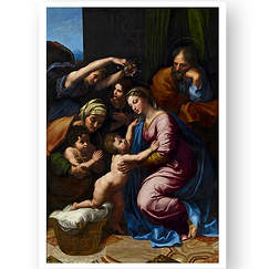 Postcard Raphael - The Big Holy Family