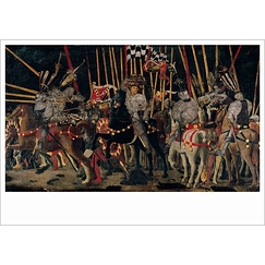 Postcard Uccello - The Battle of San Romano