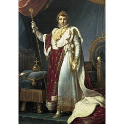 Carte postale "Napoléon en costume de sacre"