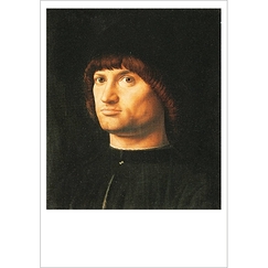 Postcard Da Messina - Portrait of a Man