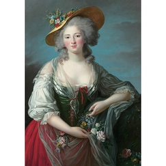 Carte postale "Elisabeth Philippine Marie Hélène de France (1764-1794) dite Madame Elisabeth, sœur de Louis XVI"
