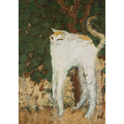 Postcard Bonnard - The White cat