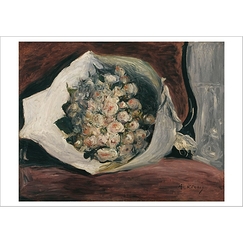 Postcard "Bouquet dans une loge"