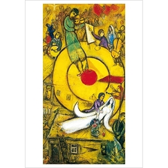 Postcard Chagall - Freedom