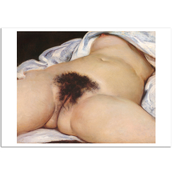Postcard Courbet - The Origin of the World