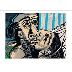 Postcard Picasso - The Kiss