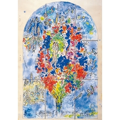 Postcard Chagall - The Peace (The Tree of Life)