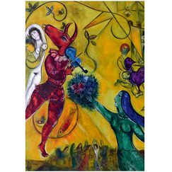 Postcard Chagall - The Dance