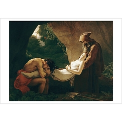 Postcard Girodet - Atala in the Tomb