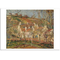 Postcard Pissarro - The Red Roofs