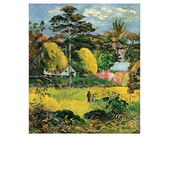 Postcard Gauguin - Landscape