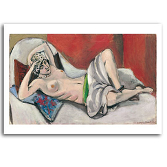 Postcard Matisse - Reclining Nude with a Drape 