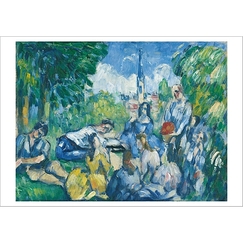 Postcard Cézanne - A Lunch on the Grass