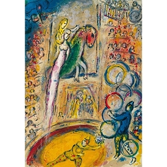 Postcard Chagall - Illustration for the Circusserie, Tériade edition (detail)