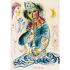 Reproduction Chagall - Illustration for the Circus serie, Tériade edition 