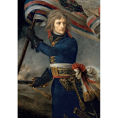 Carte postale Gros - Bonaparte au pont d'Arcole