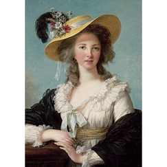 Postcard "Gabrielle Yolande Claude Martine de Polastron, duchesse de Polignac (1749-1793)"
