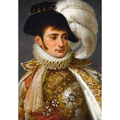 Postcard Gros - Portrait of Jérôme Bonaparte