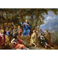 Postcard de Champaigne - Christ Preaching on the Mountain