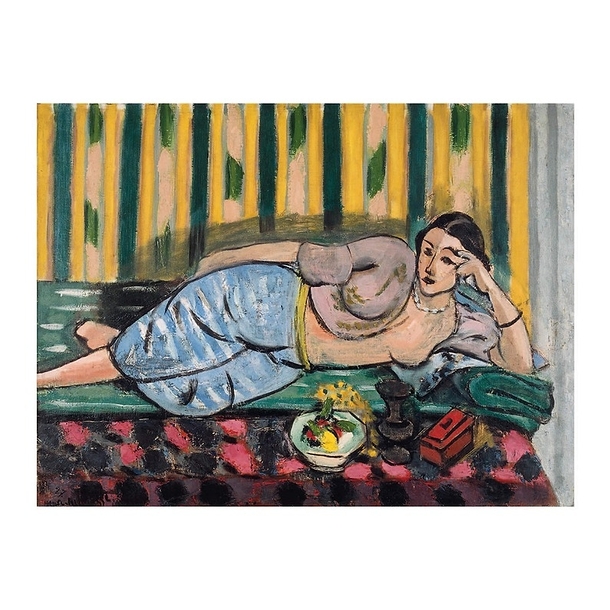 Postcard Matisse - Odalisque with Red Box