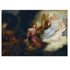 Carte postale "Esquisse pour Le Christ au jardin des Oliviers"