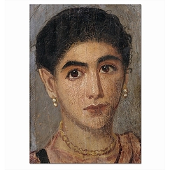 Postcard Portrait of Coptic Woman