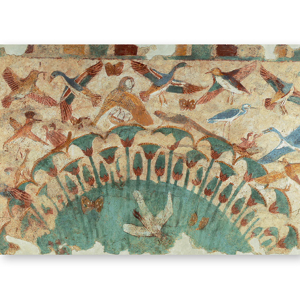 Carte postale "Chasse aux oiseaux (détail)"