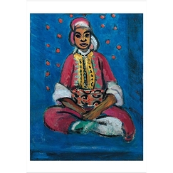 Postcard Matisse - The Small Mulatto Woman