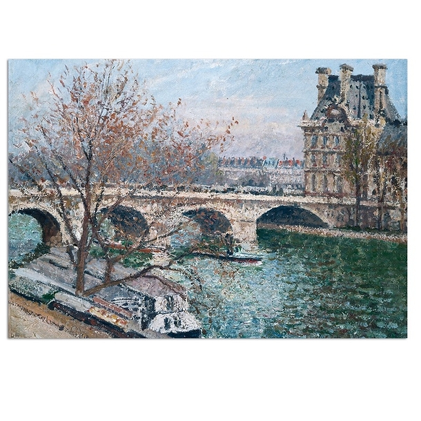 Carte postale "Le Pont Royal et le Pavillon de Flore"