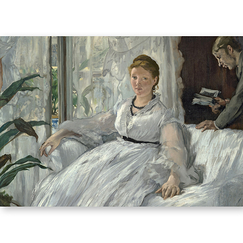 Manet Postcard - The Reading