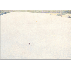 Carte postale "Paysage de neige, dit aussi Grand hiver"