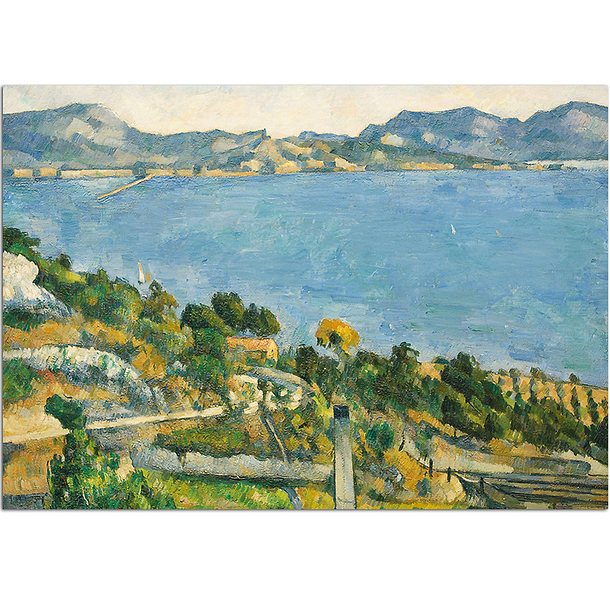 Postcard Cézanne - The Gulf of Marseilles Seen from L'Estaque