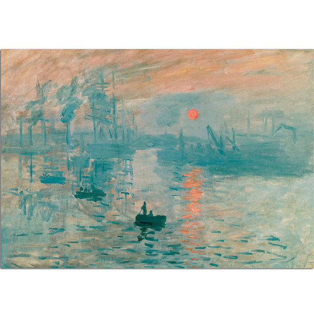 Carte postale Claude Monet - Impression, soleil levant, 1872