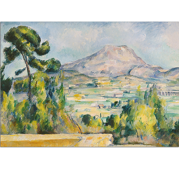 Postcard Cézanne - The Mount Sainte-Victoire