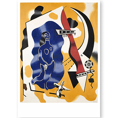 Postcard Léger - The Blue Dancer